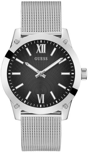 Guess Herrklocka GW0629G1 Crescent Svart/Stål Ø44 mm