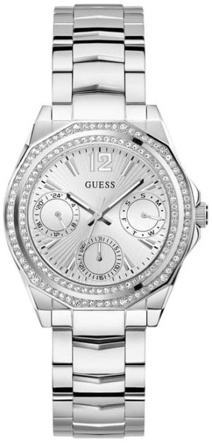 Guess Damklocka GW0685L1 Ritzy Silverfärgad/Stål Ø36 mm