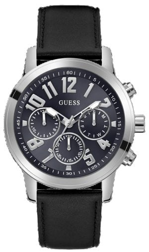 Guess Herrklocka GW0709G1 Parker VALUE Blå/Läder Ø44 mm
