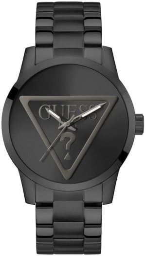 Guess Herrklocka GW0782G2 Badge Svart/Stål Ø44 mm