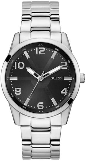 Guess Herrklocka GW0804G2 Monte Svart/Stål Ø42 mm