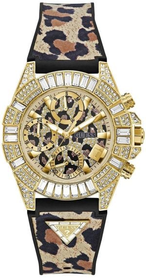 Guess Damklocka GW0814L3 Iconic Flerfärgad/Textil Ø39 mm