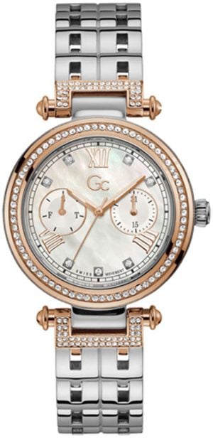 Guess Damklocka Y78003L1MF Primechic Vit/Stål Ø36 mm