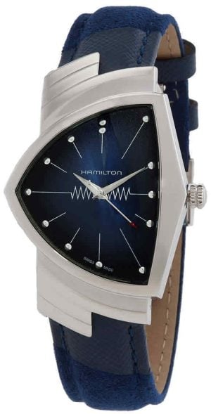 Hamilton Damklocka H24411942 Ventura Blå/Textil Ø32.3 mm