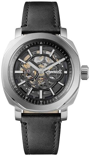 Ingersoll Herrklocka I16401 The Outrider Svart/Läder
