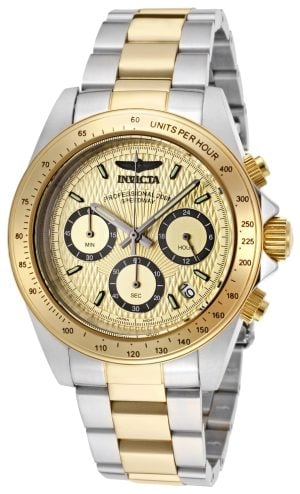 Invicta Herrklocka 14930 Speedway Guld/Gulguldtonat stål Ø39.5 mm