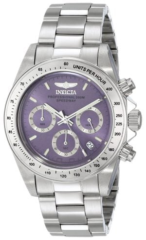 Invicta Damklocka 16656 Speedway Lila/Stål Ø40 mm