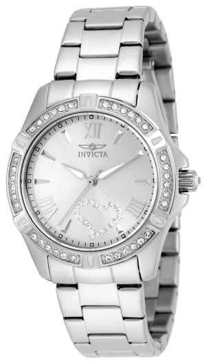 Invicta Damklocka 21383 Angel Silverfärgad/Stål Ø34 mm