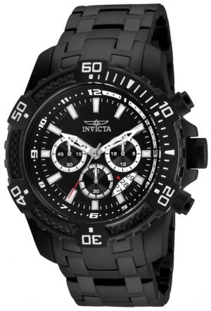 Invicta Herrklocka 24858 Pro Diver Svart/Stål Ø51 mm