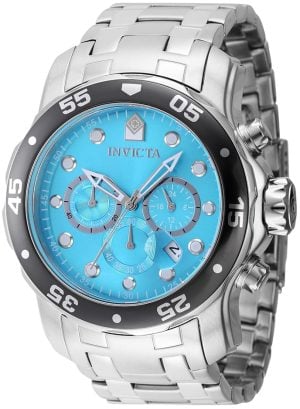 Invicta Herrklocka 47560 Pro Diver Turkos/Stål Ø48 mm