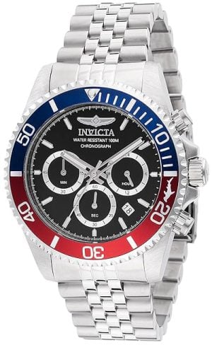 Invicta Herrklocka 48117 Pro Diver Svart/Stål Ø43 mm