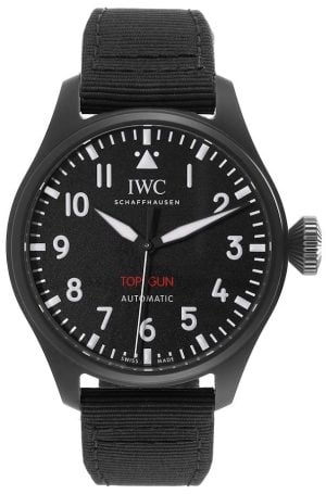 IWC Herrklocka IW329801 Pilots Svart/Läder Ø43.8 mm