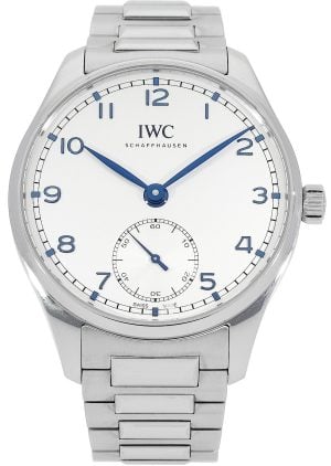 IWC Herrklocka IW358312 Portugieser Vit/Stål Ø40.4 mm