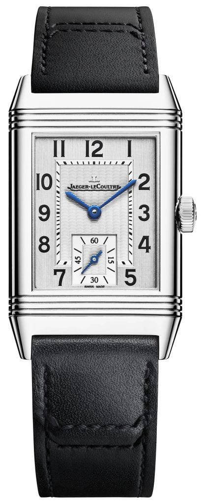 Jaeger-lecoultre reverso classic i stål med rektangulär vändbar boett jaeger-lecoultre reverso classic i stål med rektangulär vändbar boett