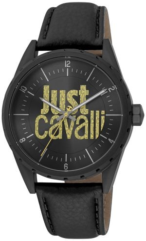 Just Cavalli Herrklocka JC1G207L0035 Classic Svart/Läder Ø42 mm