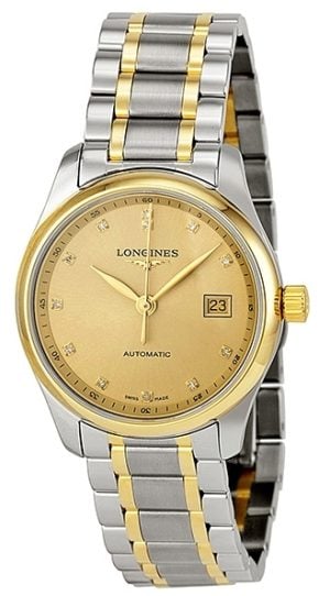Longines Damklocka L2.257.5.37.7 Master Guld/18 karat gult guld Ø29