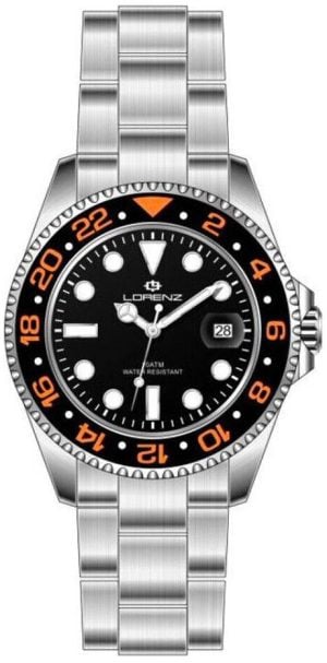 Lorenz Herrklocka 21066LL Classic Svart/Stål Ø43 mm