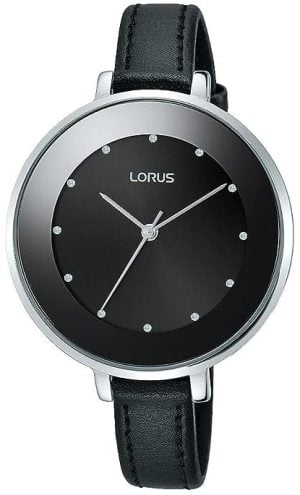 Lorus Damklocka RG225MX9 Svart/Läder Ø40 mm