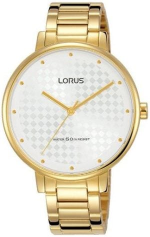 Lorus Damklocka RG268PX9 Classic Silverfärgad/Gulguldtonat stål