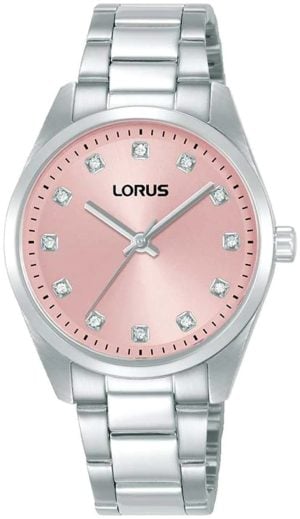 Lorus Damklocka RG325XX9 Classic Rosa/Stål Ø32 mm