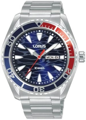 Lorus Herrklocka RH383AX9 Sports Blå/Stål Ø43 mm