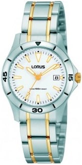 Lorus Damklocka RJ269AX9 Classic Vit/Stål Ø28 mm
