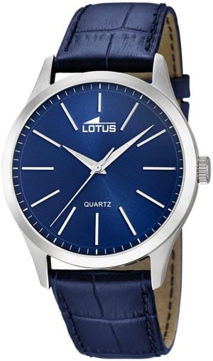 Lotus Herrklocka 15961/A Minimalist Blå/Läder Ø42 mm