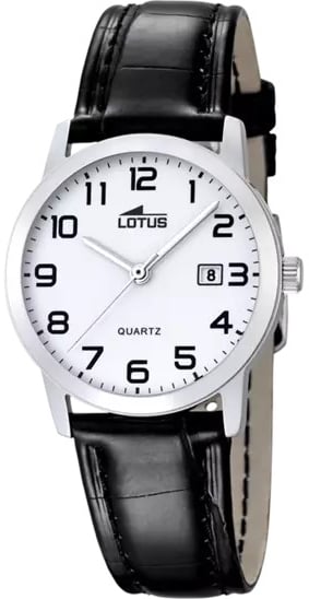 Lotus Damklocka 18240/1 Classic Vit/Läder Ø29.8 mm