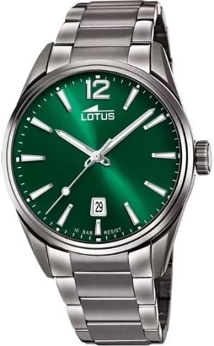 Lotus Herrklocka 18684/4 Classic Grön/Stål Ø42 mm