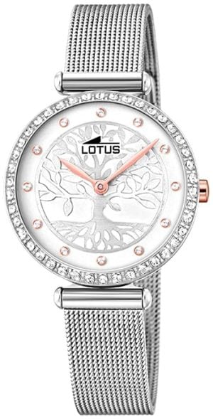 Lotus Damklocka 18709/1 Bliss Vit/Stål Ø29 mm