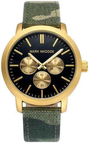 Mark Maddox Herrklocka HC3025-57 Classic Svart/Textil Ø42 mm