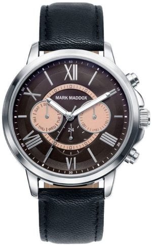 Mark Maddox Herrklocka HC6016-25 Classic Läder Ø42 mm
