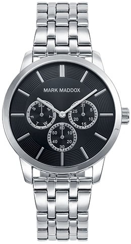 Mark Maddox Herrklocka HM0011-17 Classic Svart/Stål Ø42 mm