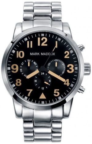 Mark Maddox Herrklocka HM3004-54 Classic Svart/Stål Ø44 mm