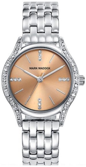 Mark Maddox Damklocka MM7011-97 Classic Guldtonad/Stål Ø30 mm