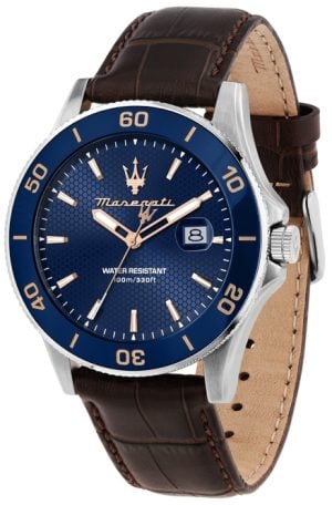 Maserati Herrklocka R8851100004 Competizione Blå/Läder Ø43 mm