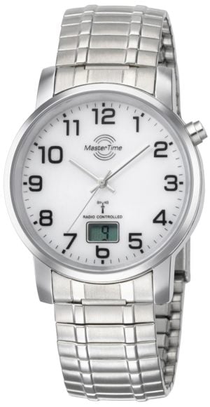 Master Time Herrklocka MTGA-10306-12M Funk Basic Vit/Stål Ø41 mm