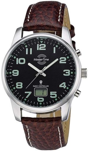 Master Time Herrklocka MTGA-10426-22L Funk Basic Svart/Läder Ø41 mm