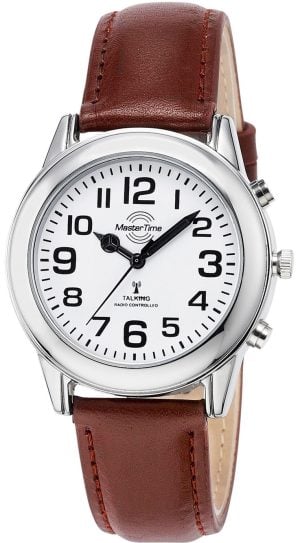 Master Time Herrklocka MTGA-10806-12L Classic Vit/Läder Ø40 mm