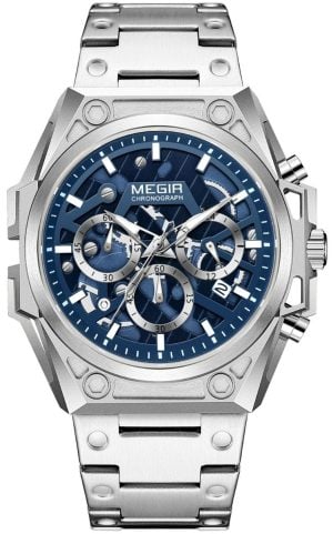 Megir Brute Force Silver Blue