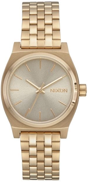 Nixon Damklocka A1130-5101-00 Time Teller Grå/Gulguldtonat stål