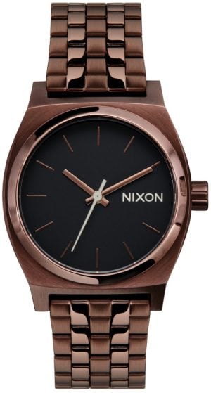 Nixon Damklocka A1130-5244-00 Time Teller Svart/Roséguldstonat stål
