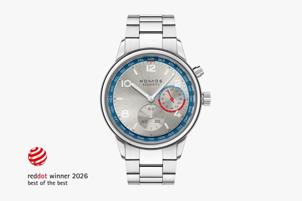 nomos club sport neomatik worldtimer red dot 1