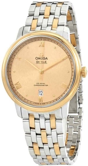Omega Herrklocka 424.20.40.20.08.002 De Ville Prestige Guld/18 karat