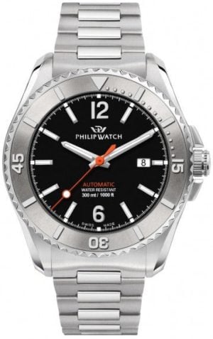 Philip Watch Herrklocka R8223218007 Amalfi Svart/Stål Ø43 mm