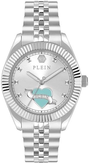 Philipp Plein Damklocka PW2BA1125 Valentine Silverfärgad/Stål Ø38