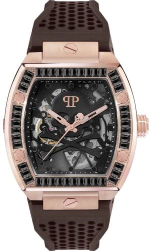 Philipp Plein Herrklocka PWBAA1723 The Skeleton Gummi Ø44 mm