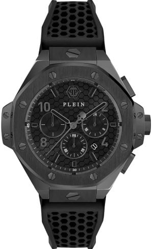 Philipp Plein Herrklocka PWPRA0924 Chrono Royal Svart/Gummi Ø46 mm