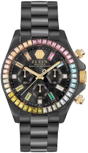 Philipp Plein Damklocka PWSBA0623 Street Couture Svart/Stål Ø38.5 mm