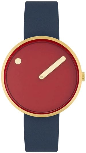 PICTO 34097-6714G Röd/Läder Ø34 mm